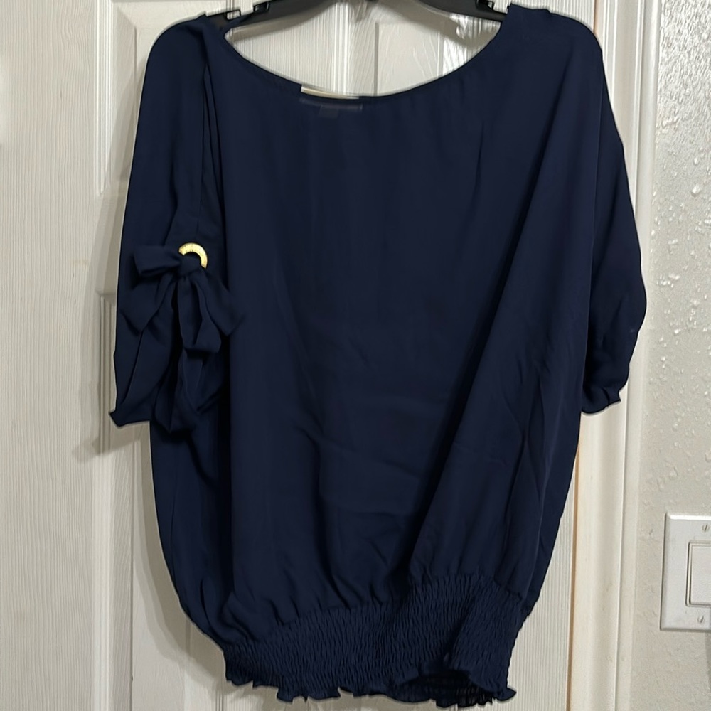 Navy Michael Kors Blouse